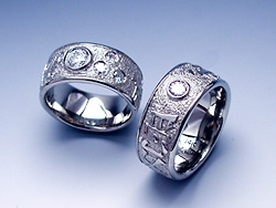 Wedding Rings w/Japanese Characters